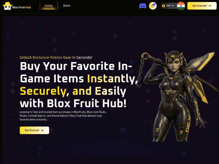 Blox Fruit Hub – Gaming E-Commerce Platform