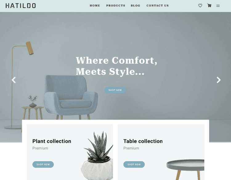 Elegant Home Living Landing Experience