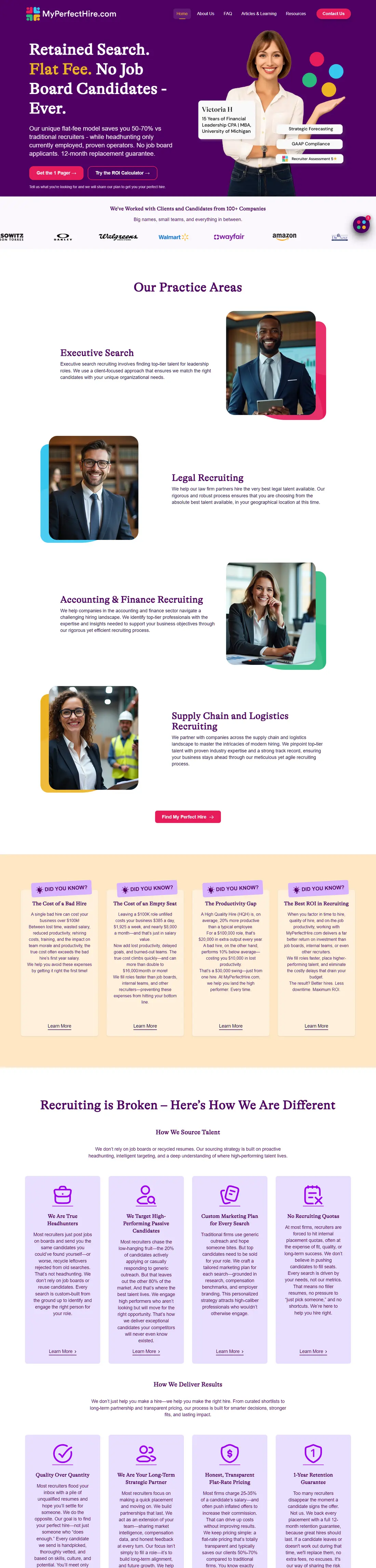 MyPerfectHire website